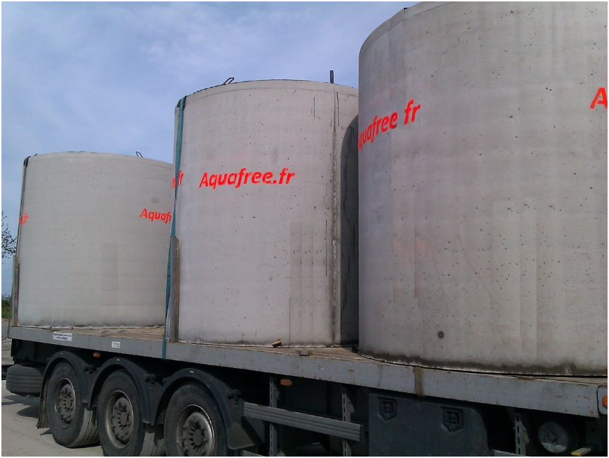 Camion de livraison de cuves de 10 m3